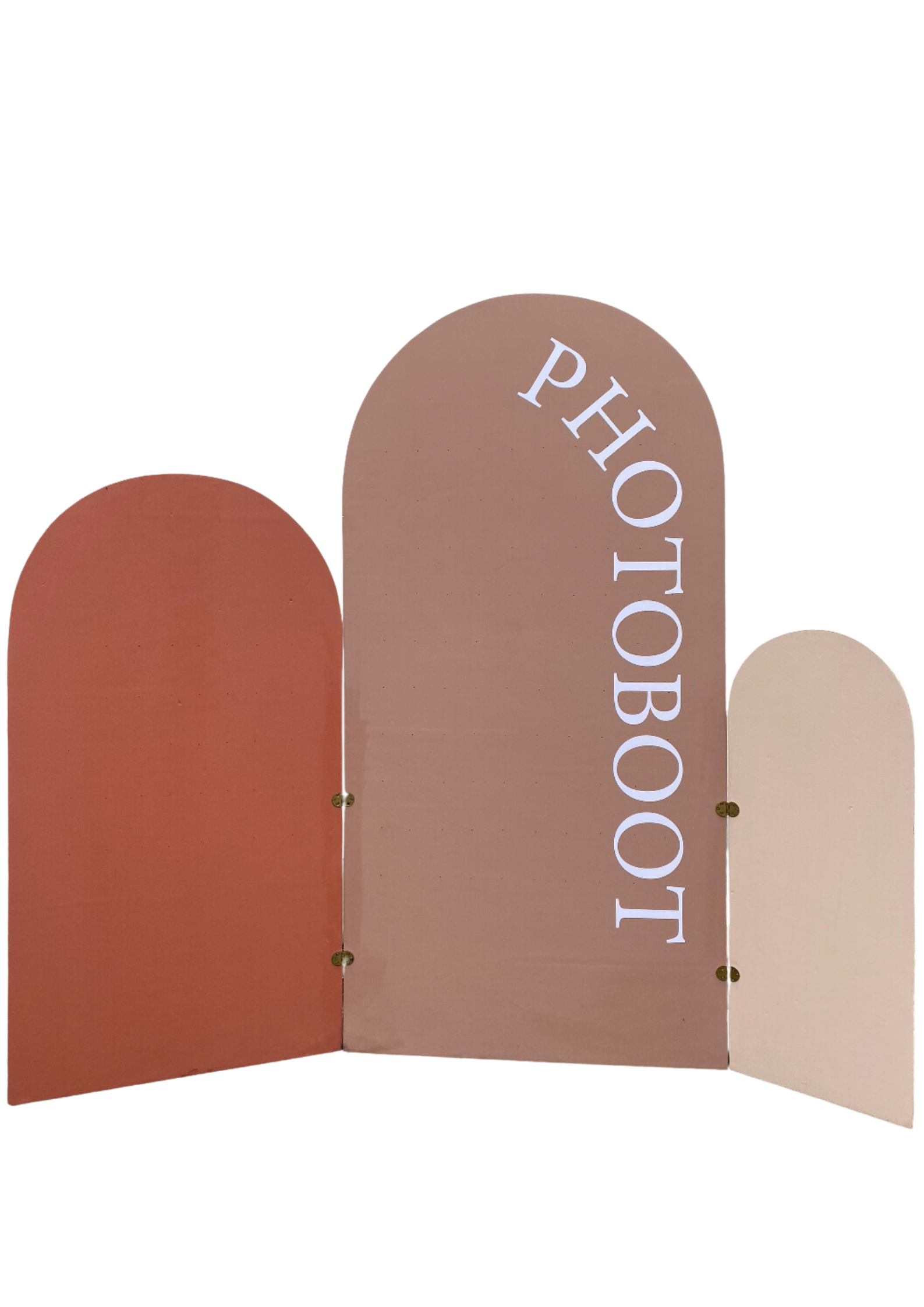 Triptyque nuances rosé