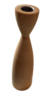 Bougeoir en bois clair Grand