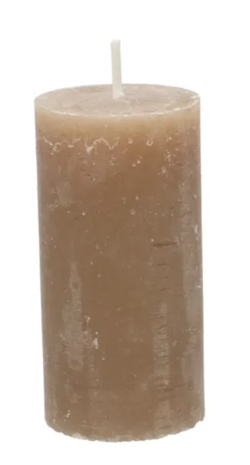 Bougie cylindrique grande ambre
