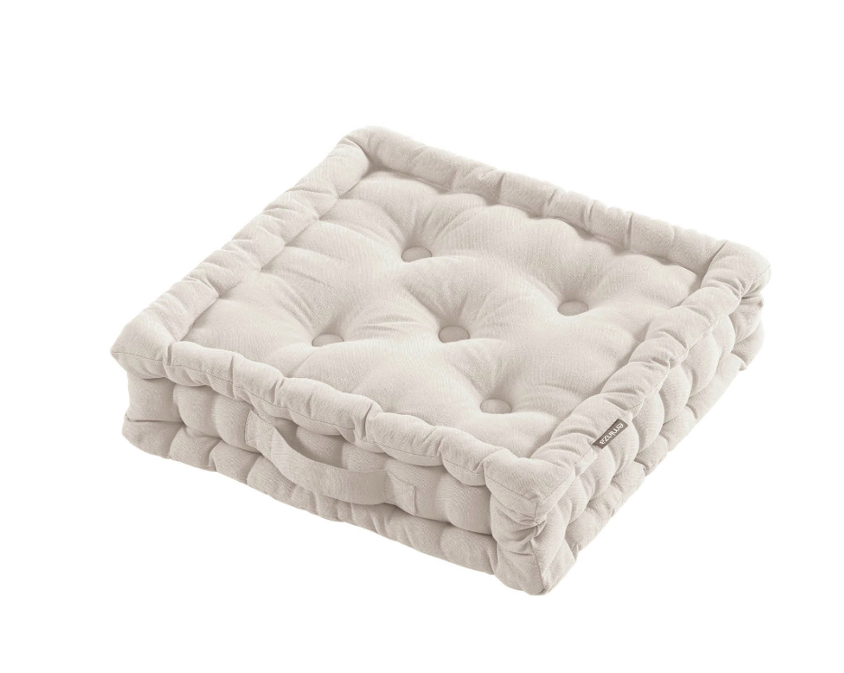 Coussin de sol Pixel Beige