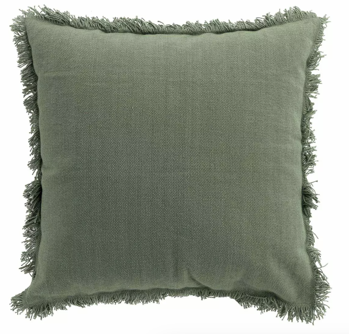Coussin Vanina Vert Kaki Carré
