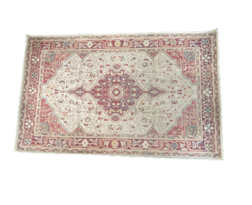 Tapis Persant, bord blanc