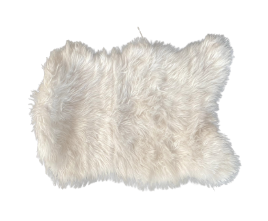 Tapis Poils blanc