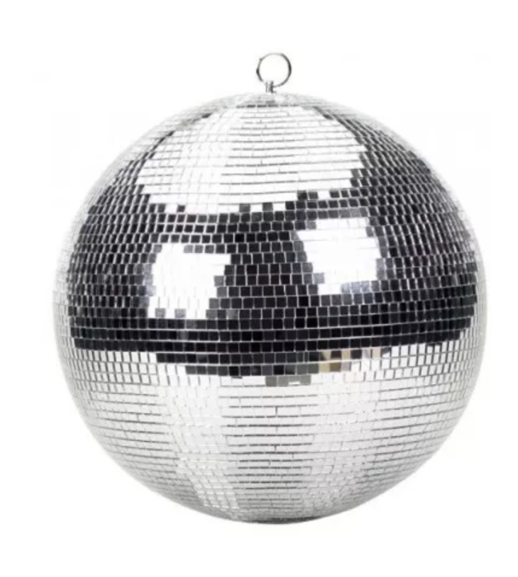 Boule disco argent D20cm