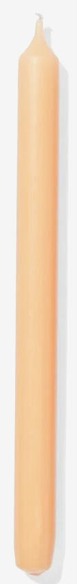 Bougie Chandelle orange pastel