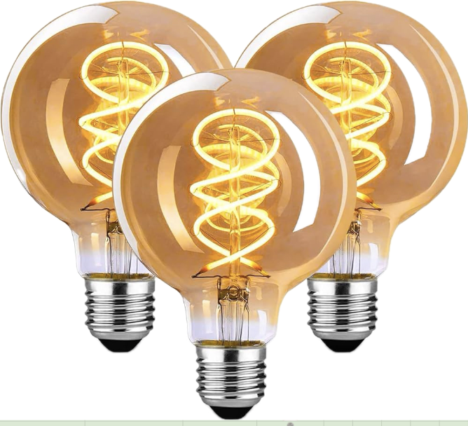 Ampoule gros format spirale LED