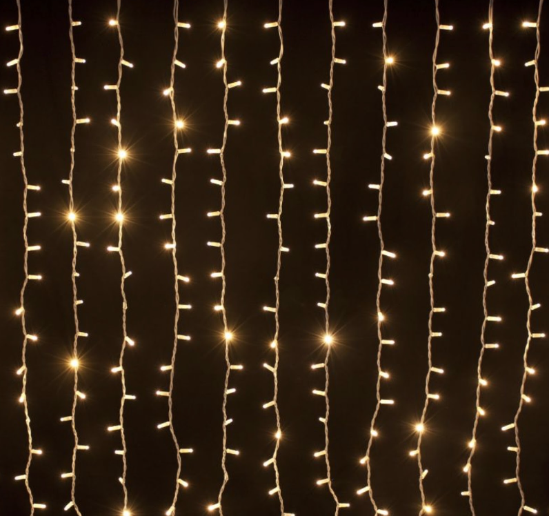 Guirlande rideaux led