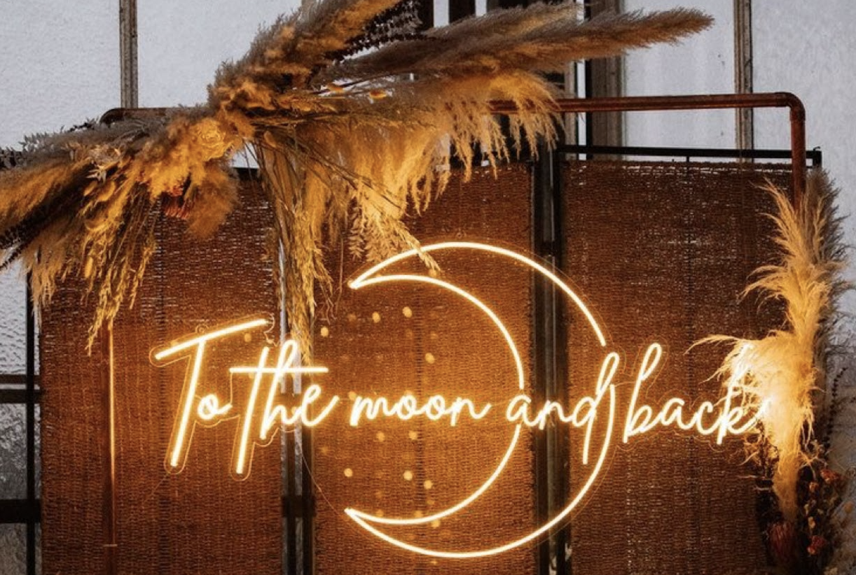 Néon TO THE MOOD AND BACK 125x80cm