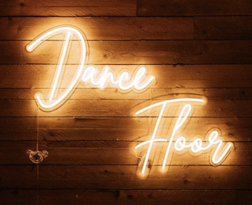 Néon DANCE 90x60 + FLOOR 70x50cm