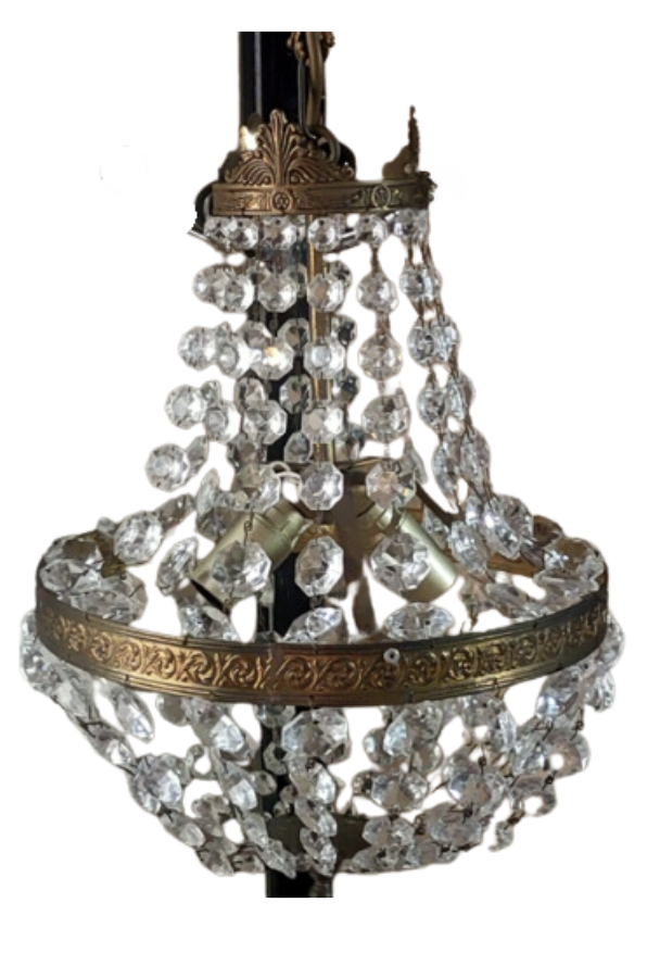 Petit Lustre pampilles ancien