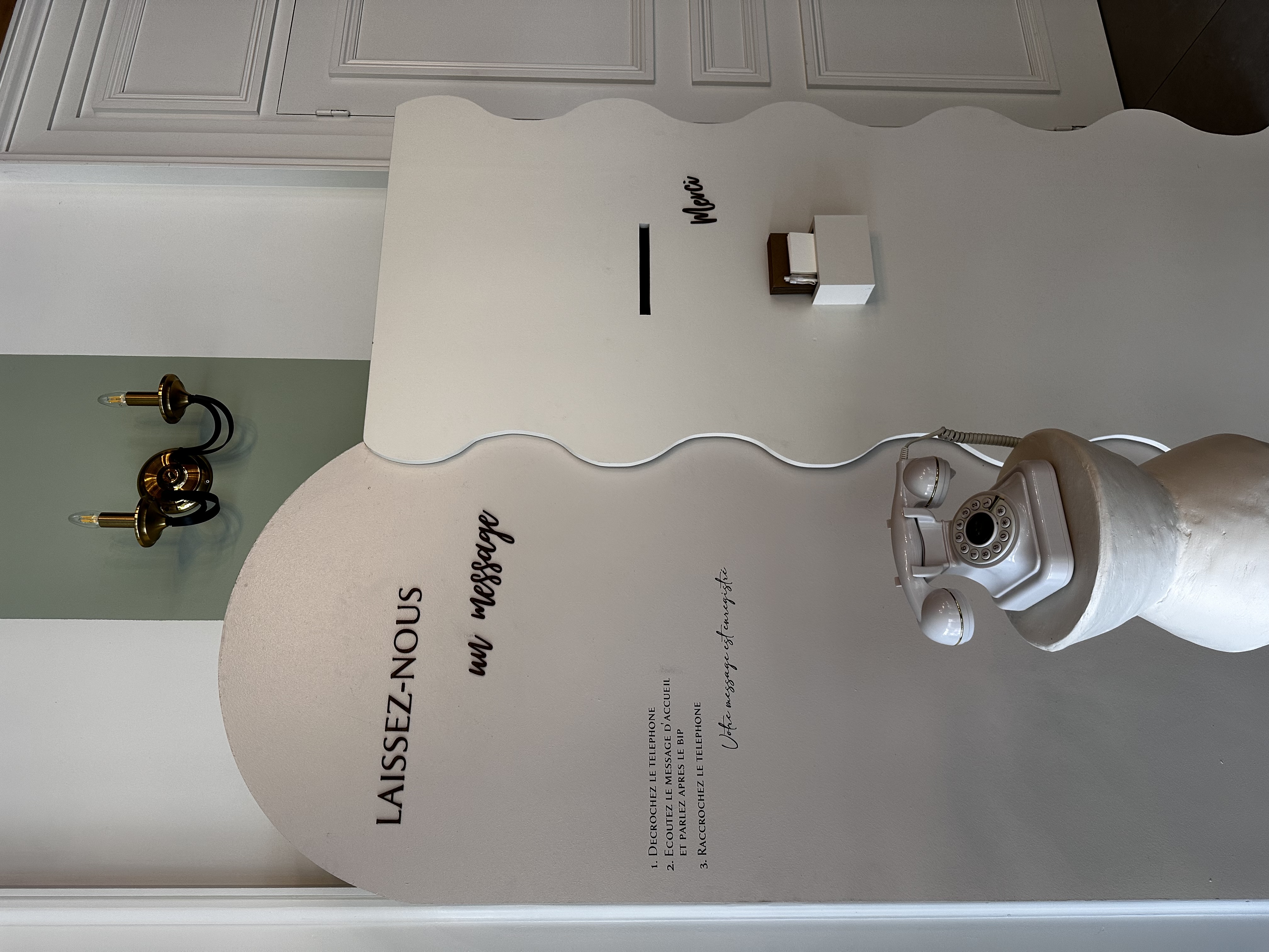 livre d'or audio Beige