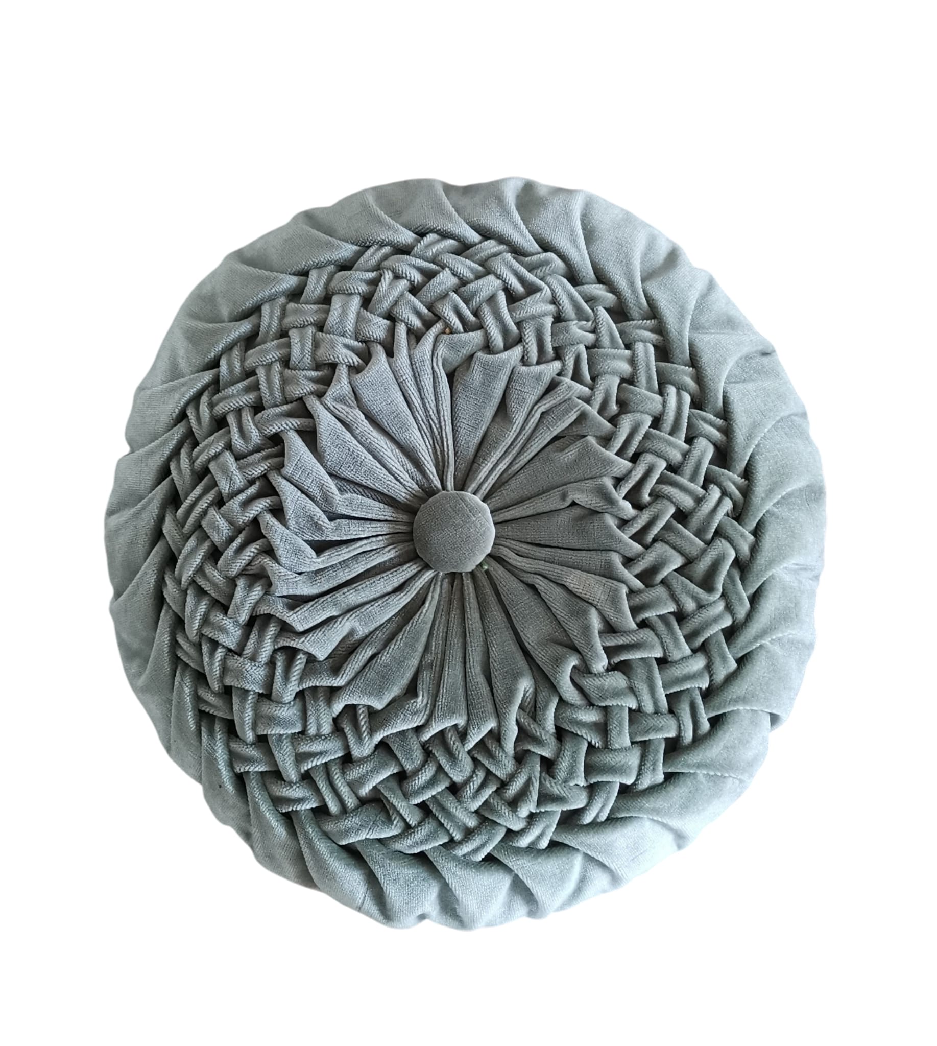 Coussin velours rond