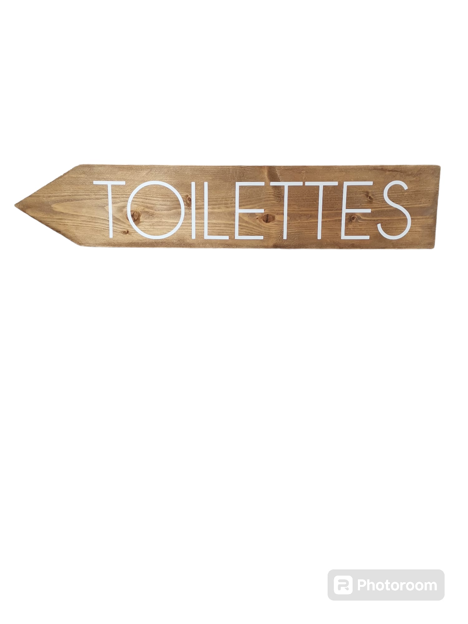 Flèche gauche Toilettes