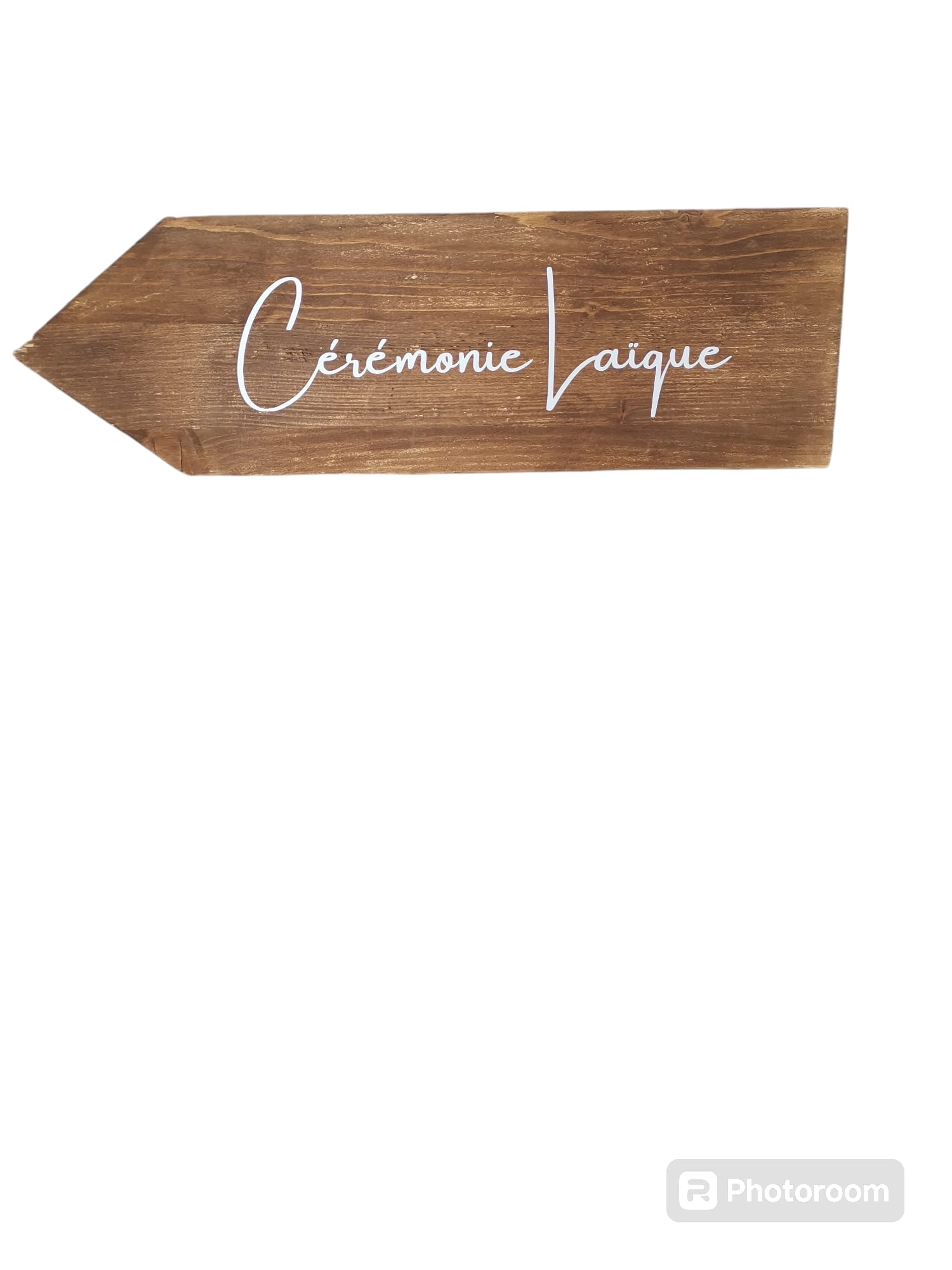 Flèche gauche Cérémonie laïque