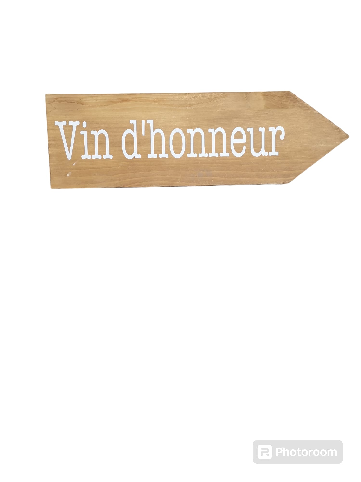 Flèche droite Vin d'honneur
