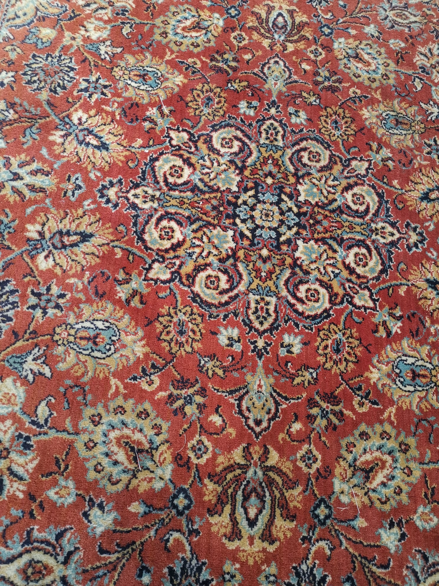 Tapis orangé