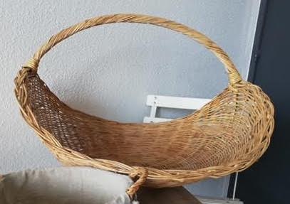 Grand panier en osier