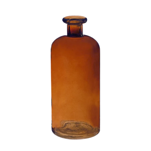 vase apothicaire ambré