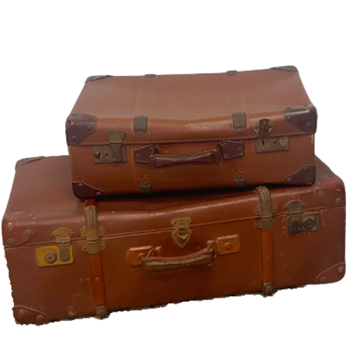 valise vintage - lot de 2
