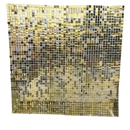 mur sequin - champagne
