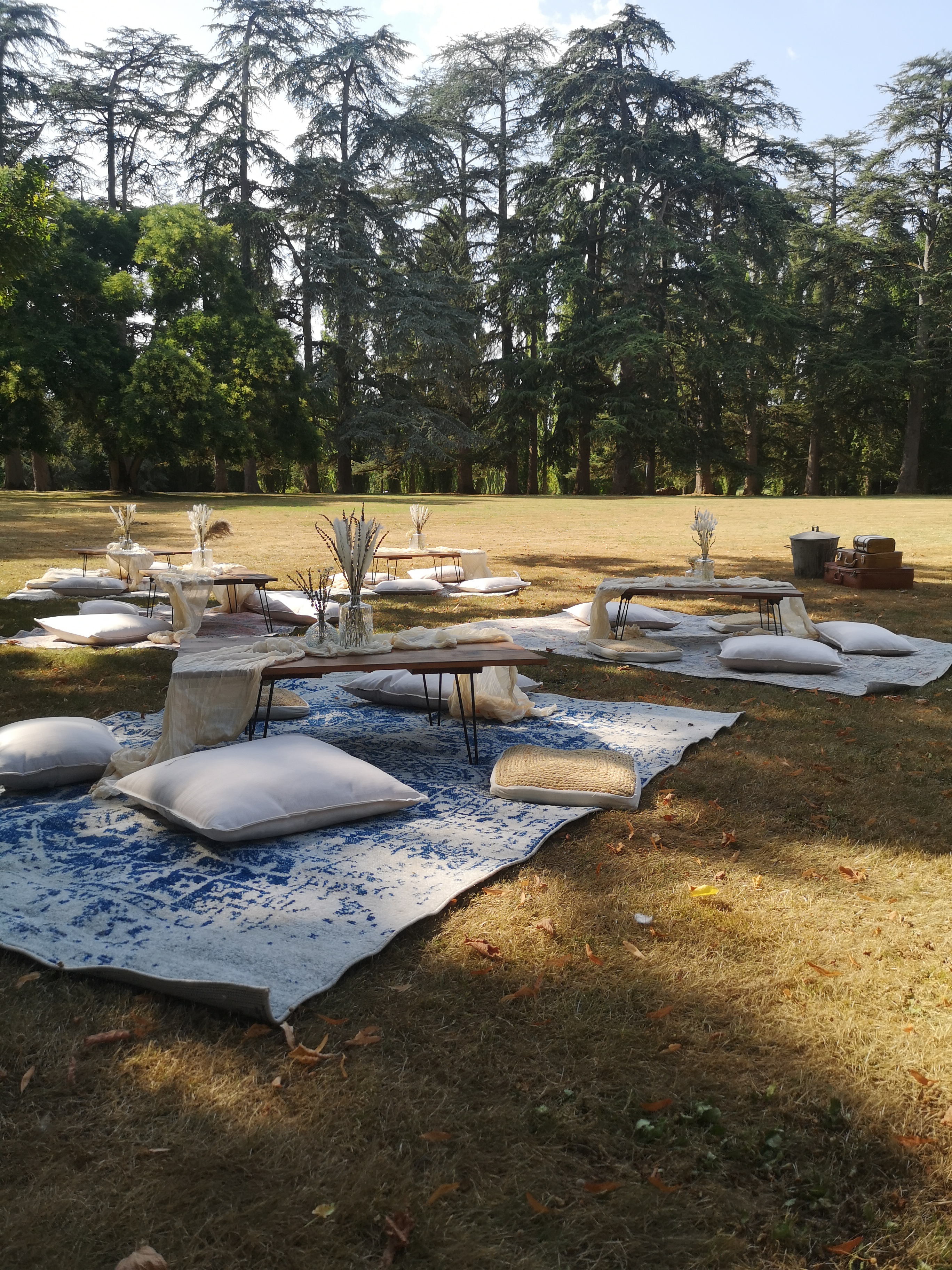 Pouf blanc rectangulaire