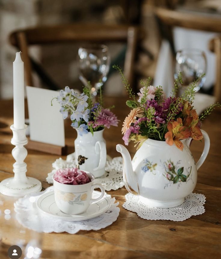 Vase vintage théière