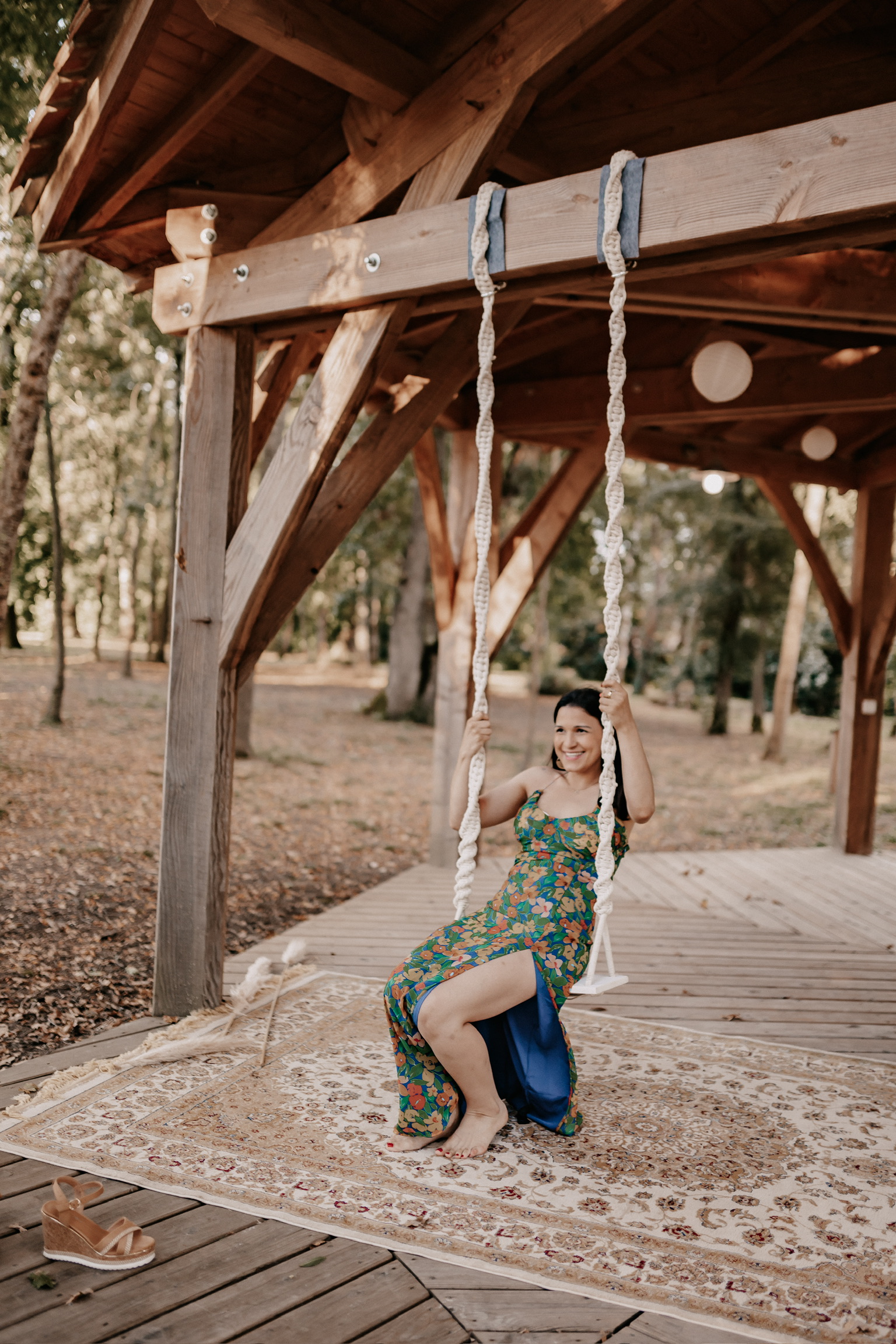 Balançoire macramé