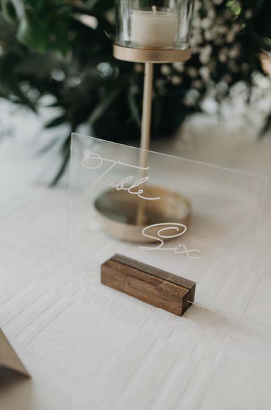 Numéro de table Willy