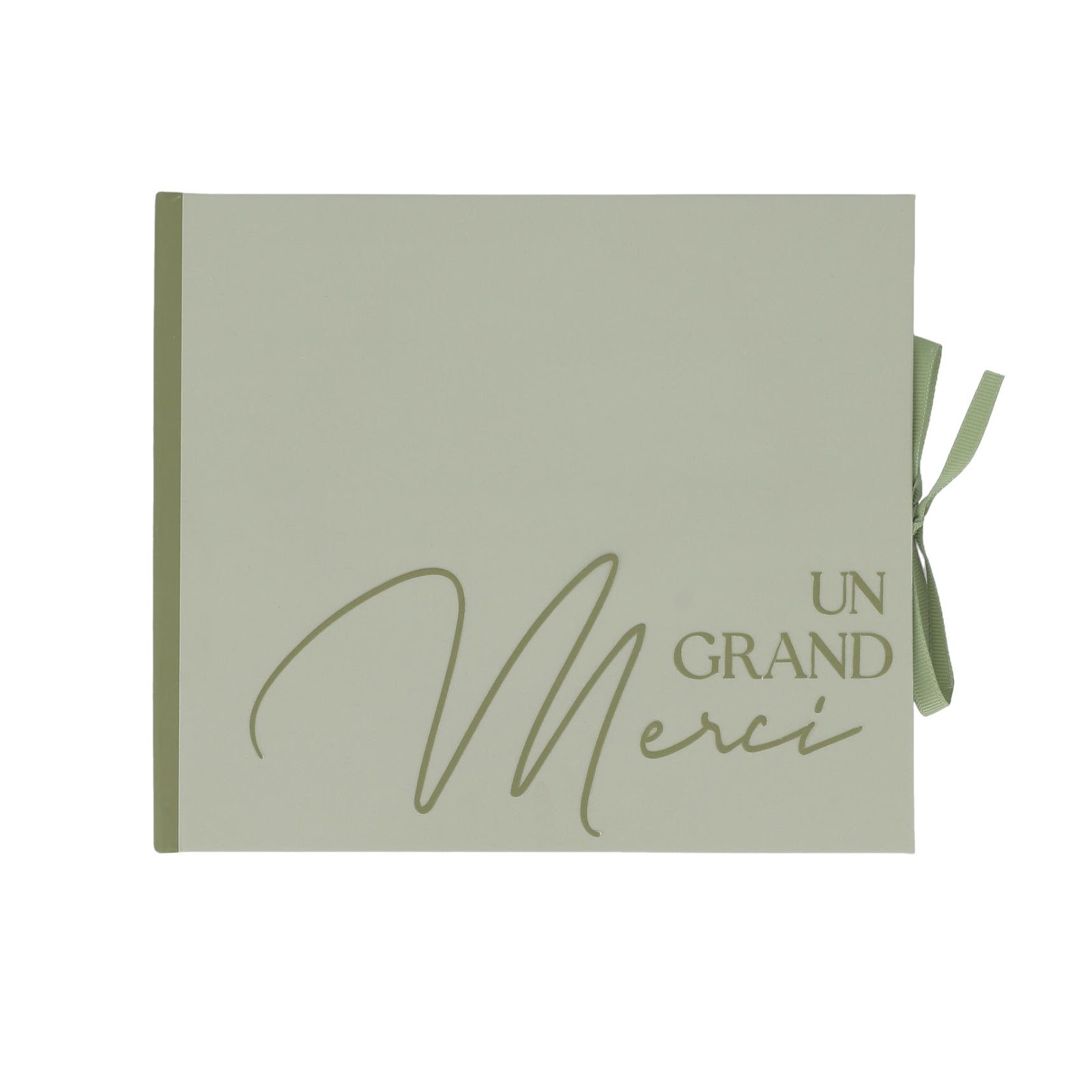 Livre d'or un grand merci vert