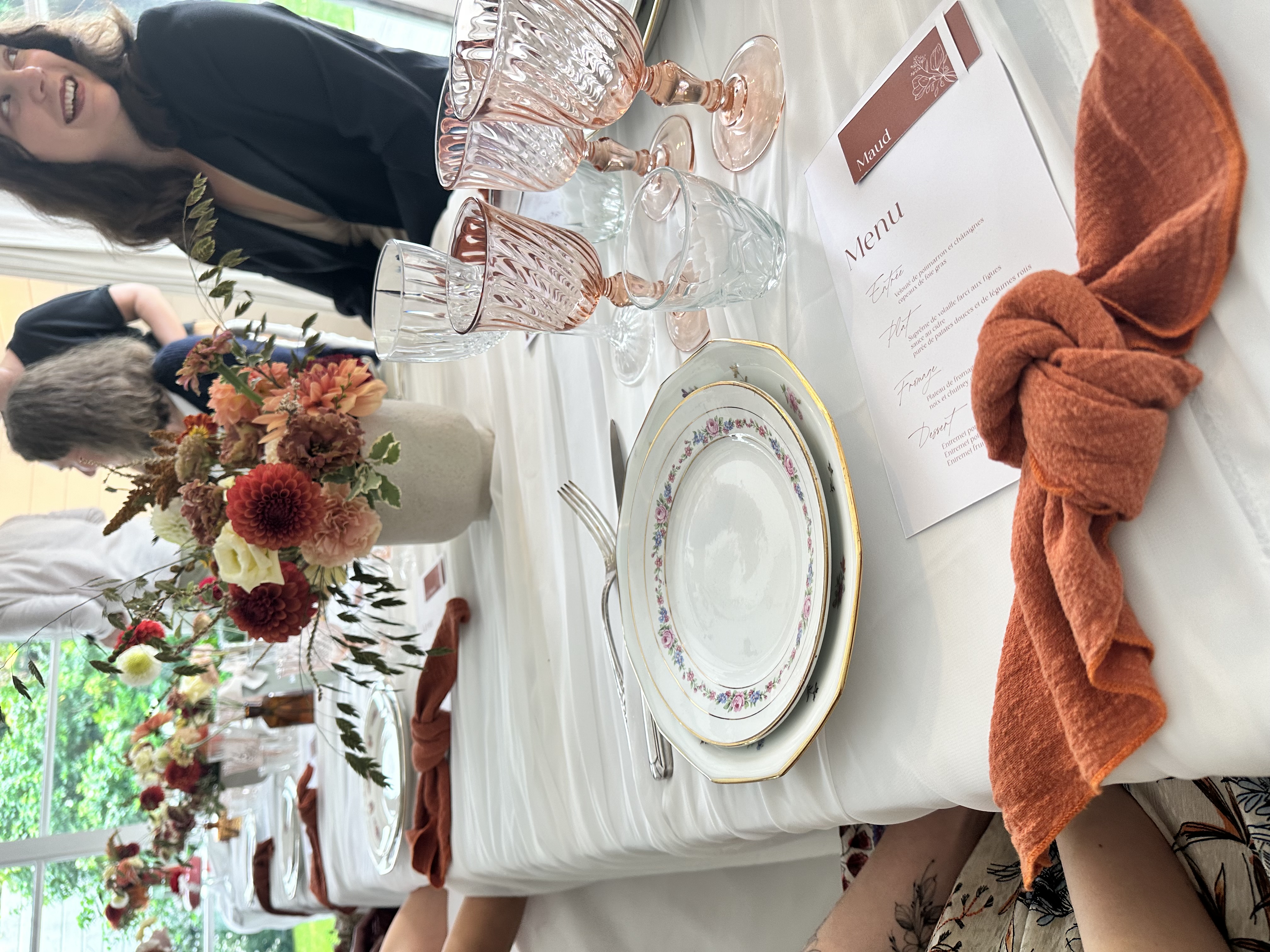 serviette terracotta