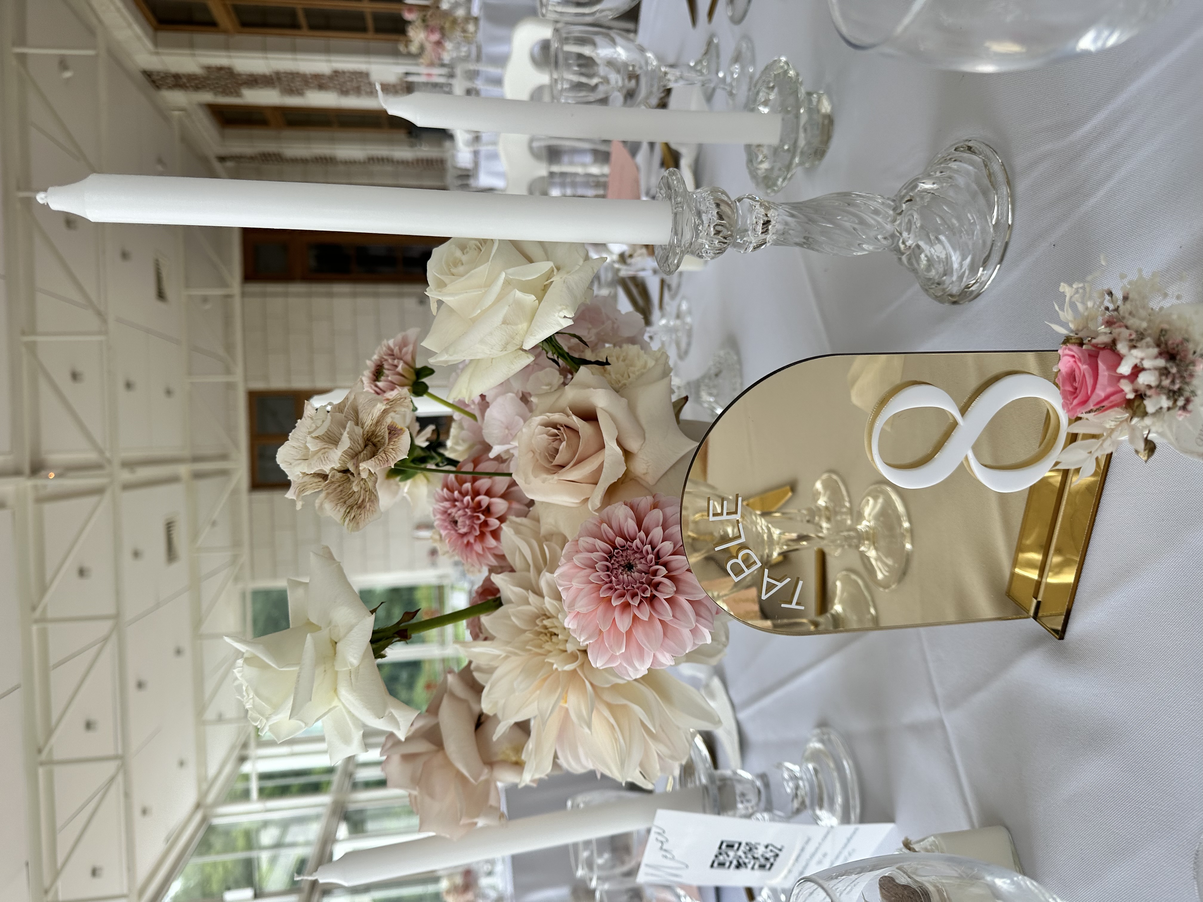 numéro de table or - mélanie