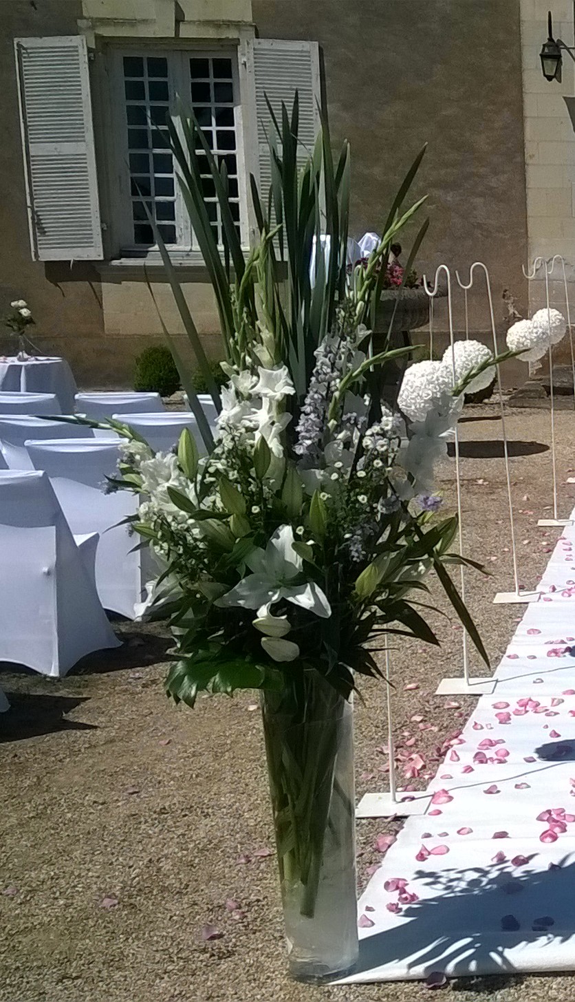 Vase tube 60cm*19 cm - R306