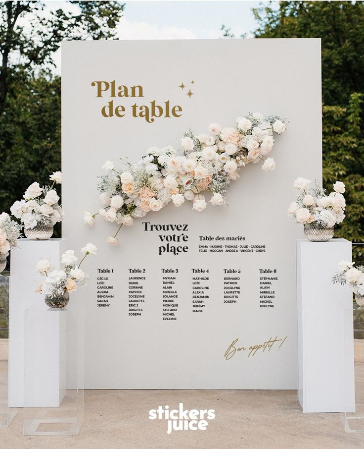 Plan de table Leminous