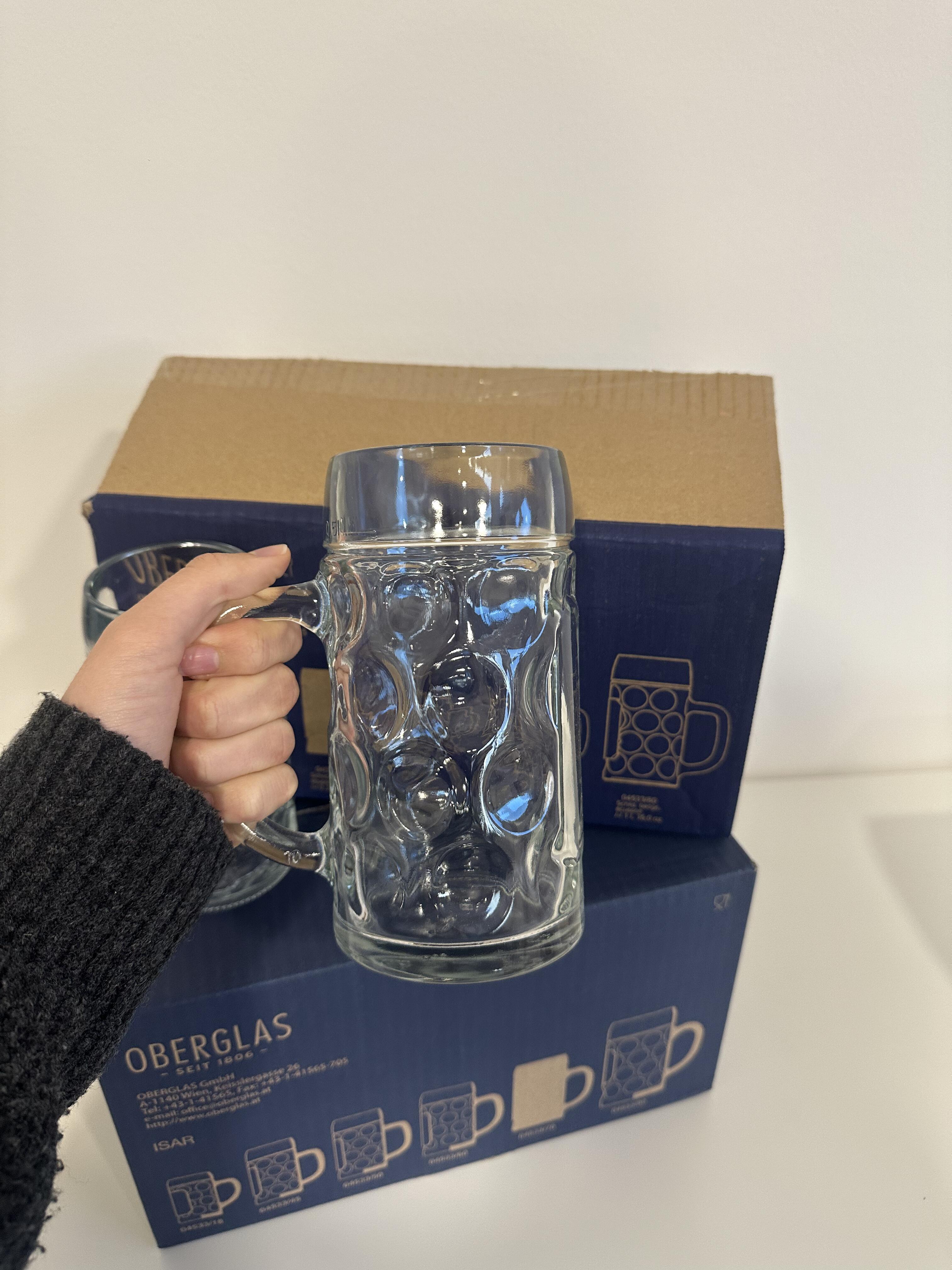 6 Chopes / verres à bière 0.5L