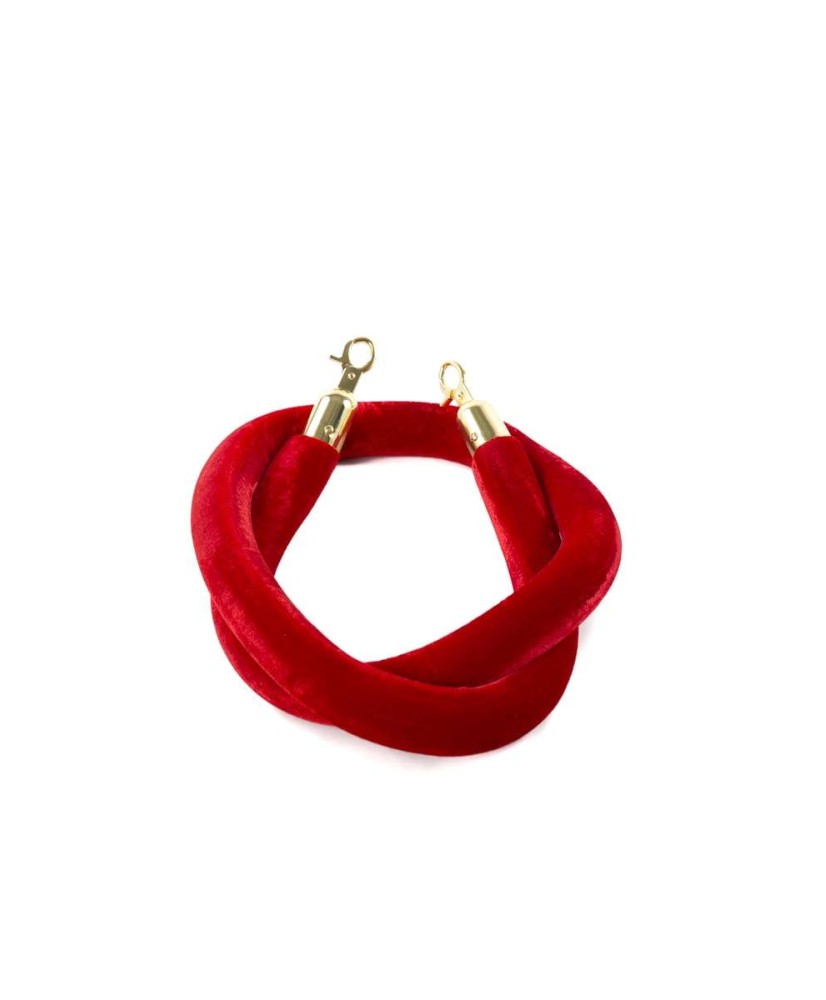 Corde rouge pour potelet