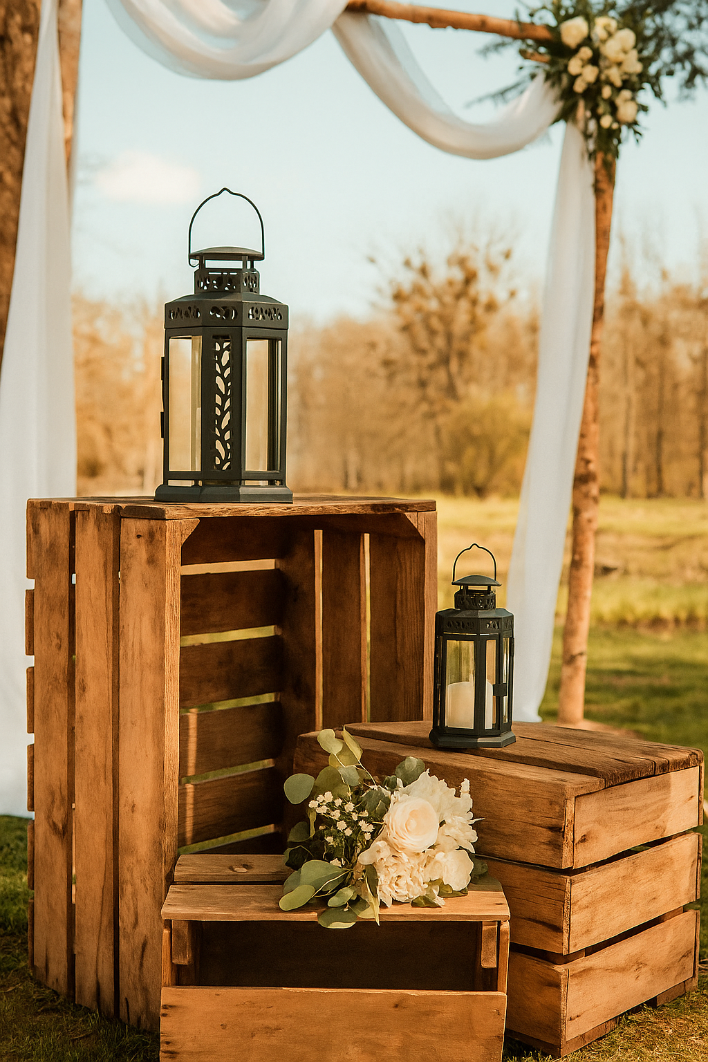 Lanterne noire 22cm - R408