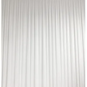 Rideau lycra plissée 4X3M – Coloris Blanc