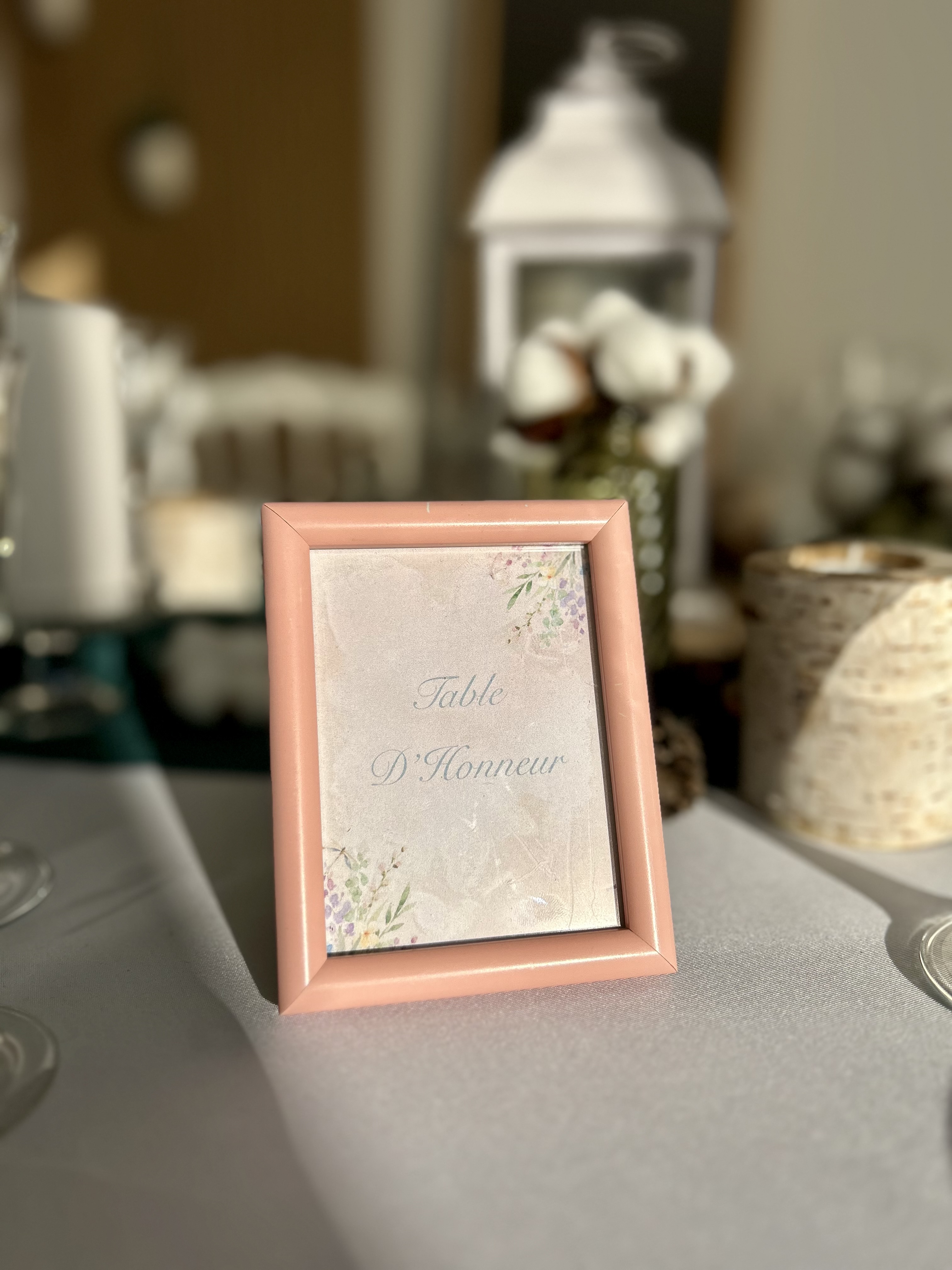 Petit cadre rose