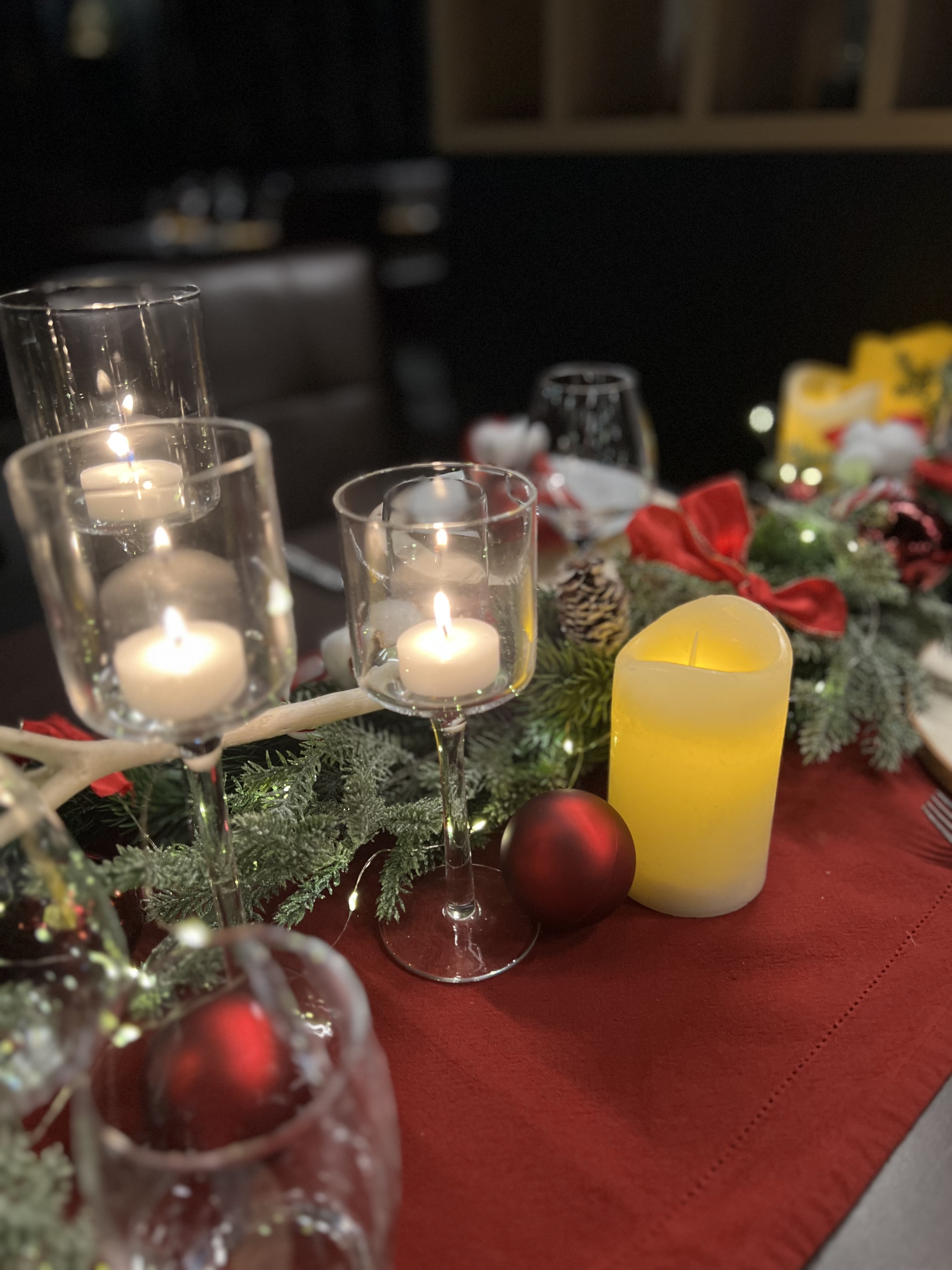 Trio de photophores sur pied