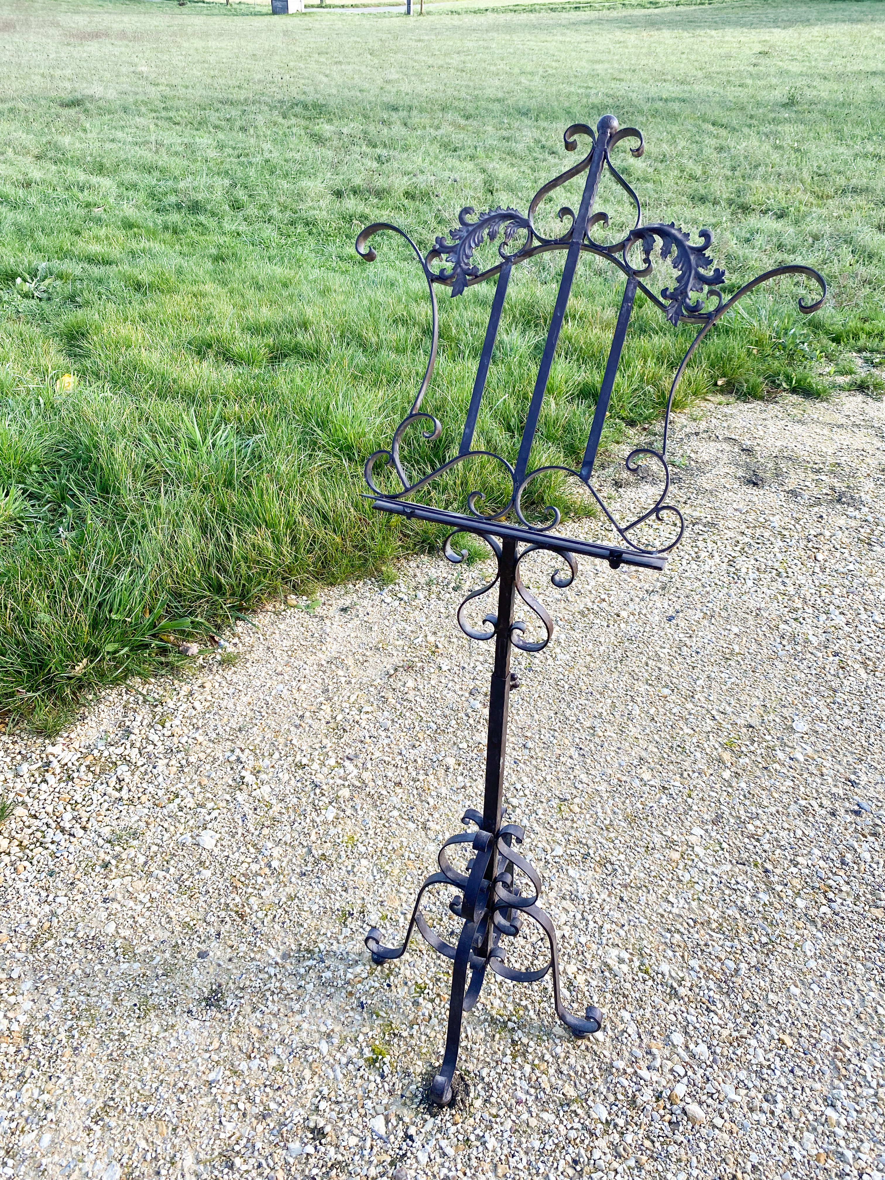 Pupitre en fer forgé