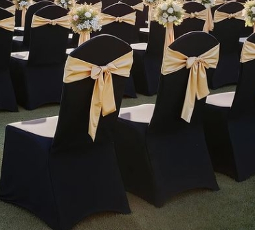 Housse de chaise noir