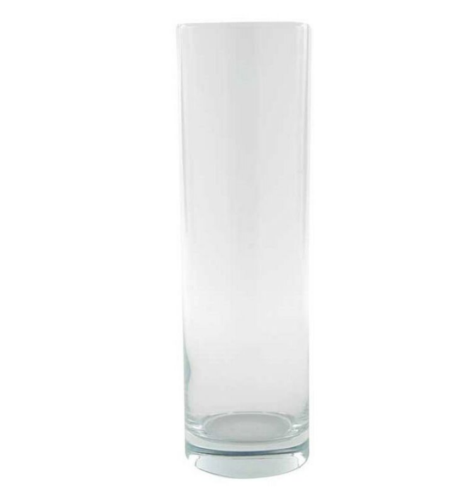 Vase cylindrique en verre 25cm