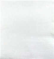 100 Serviettes Cocktail Blanche