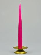 Bougie cierge rose fushia - 658