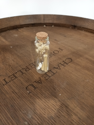 Fiole fleurs séchées petite - 68