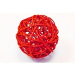Boule de rotin rouge