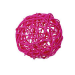 Boule de rotin rose