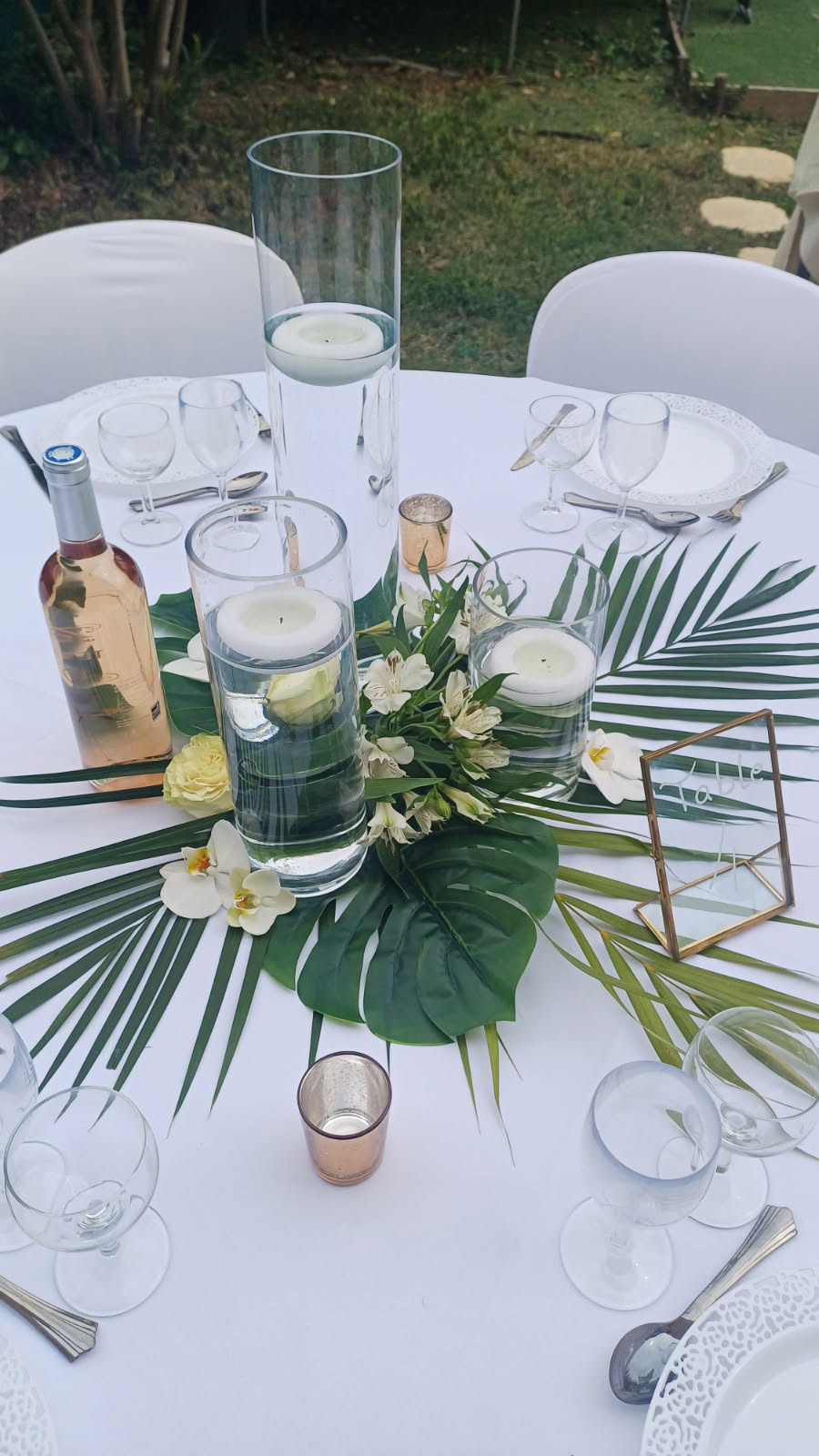 Trio de vases cylindriques 20/30/45